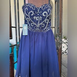 GK navy blue dress NWT! Sz 4
